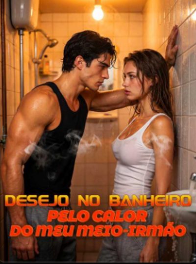 Desejo no Banheiro Pelo Calor do Meu Meio-irmão